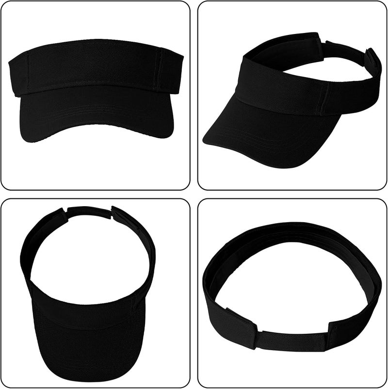 Rbenxia 1PC Adjustable Sport Visors Sun Visor Hats Cap Visors for Women and Men - Image 3